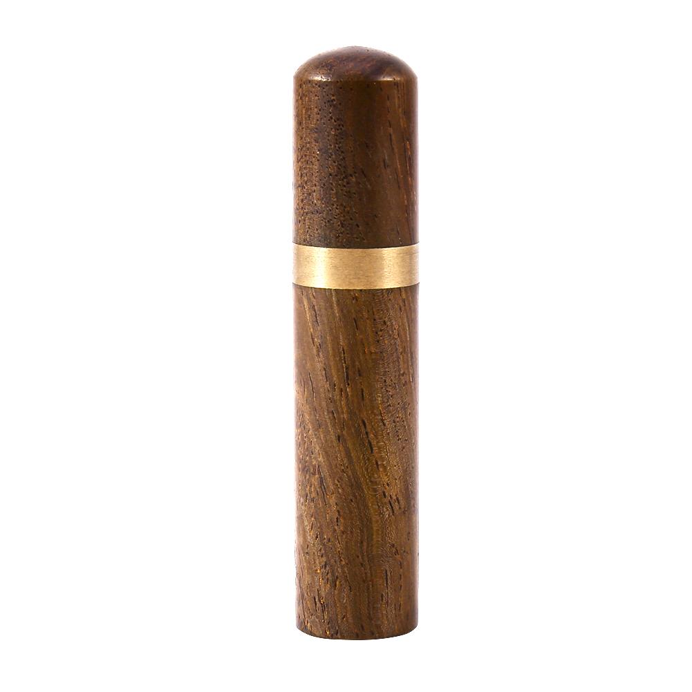 

Natural Wood Toothpick Holder Capsule Case Portable Craft (Blackwood)