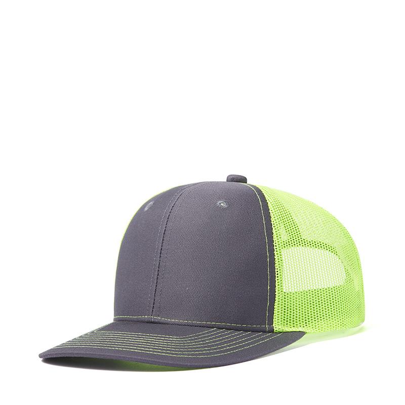 Hot Sale Blank 6 Panel Embroidery Custom Cotton Trucker Cap 112 Richardson Men Snapshot Cap Mesh Trucker Cap