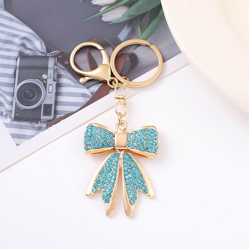 Creative Gift Bow Car Keychain Pendant Ladies' Bag Keychain