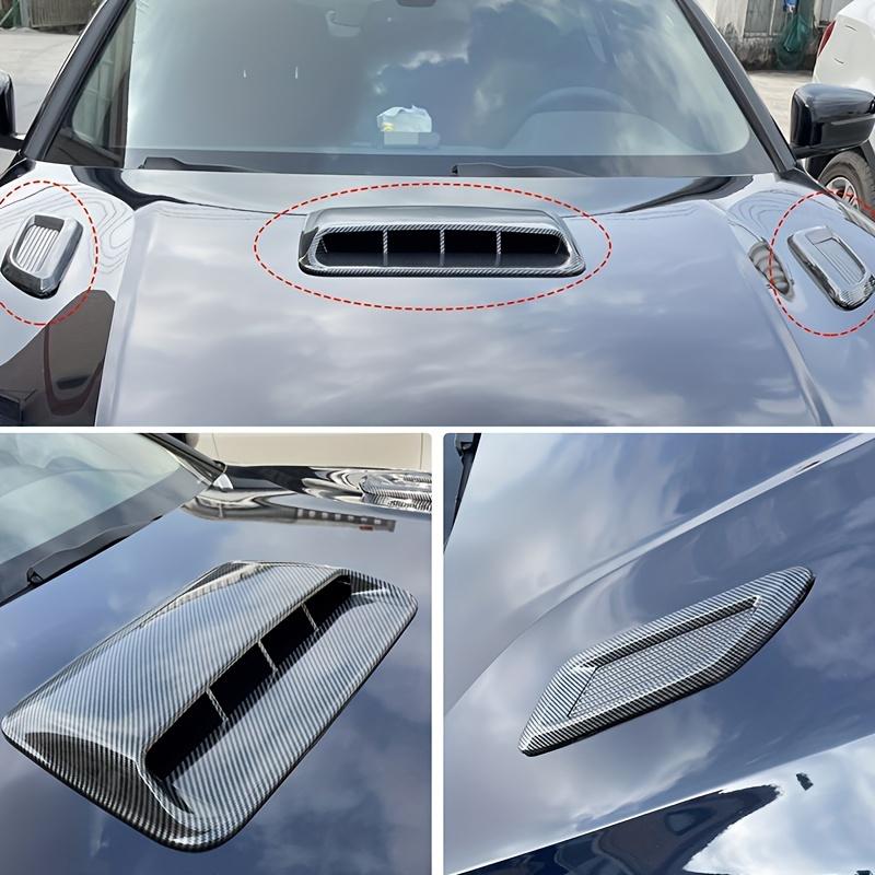 Car Air Intake Hood Vent Engine Hood Decoration Hood Nose Cover Decoration Fake Air Vent Modified Air Intake