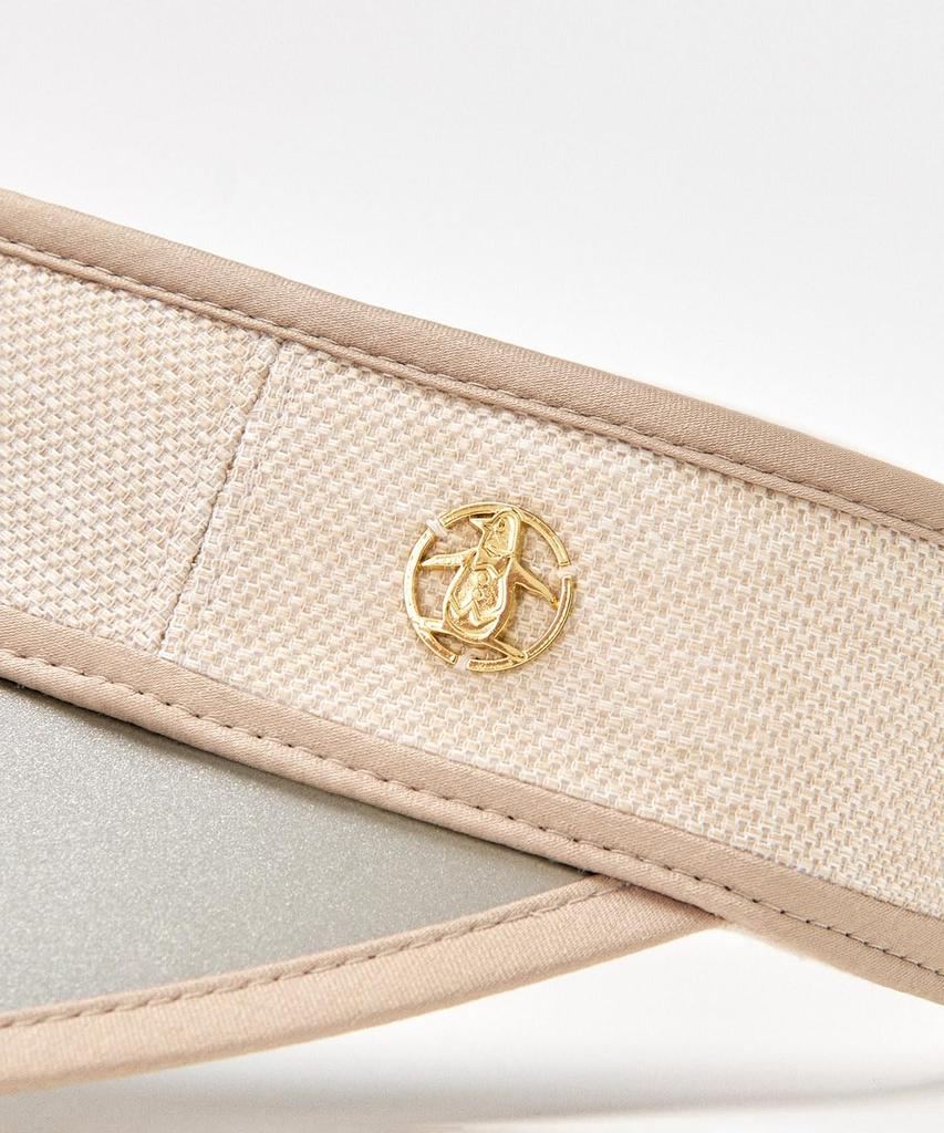 [Munsingwear] Sun Visor, Cell Brim Visor, UV Protection, Wide Brim, Heat Shielding, Sun Protection, Golf, MG5SCP52L, Women's, BG00 (beige)