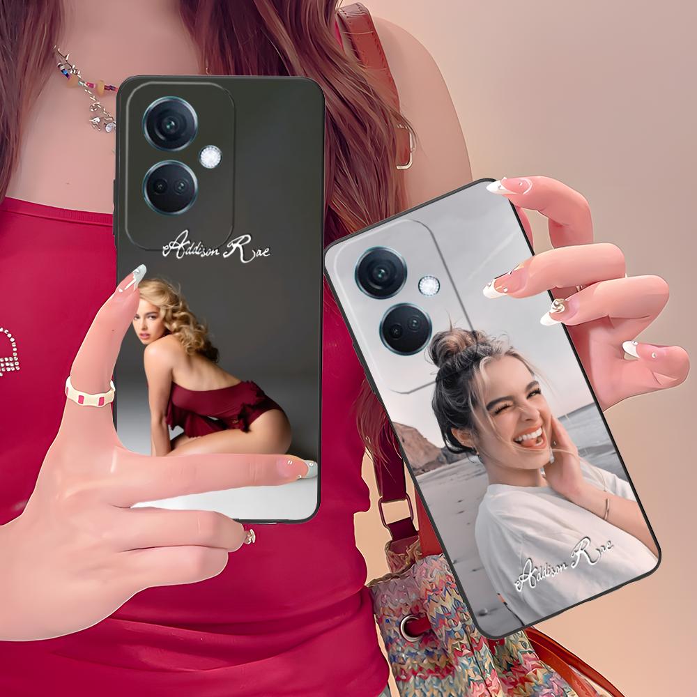 Addison Rae Matte TPU Mobile Phone Case for OPPO Reno 14 13 12 11 10 9 8 7 6 5 F T Pro 5G Colorful Printing Cover