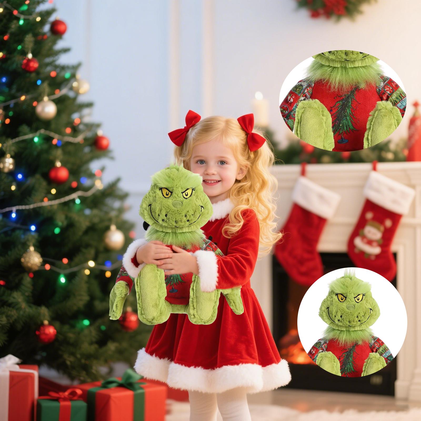 

Christmas Plush Toys, Christmas Green Plush Tree, Red Sweater, 9.45-inch Stuffed Toy, Green Christmas Tree, Red Sweater, Christmas Plush Toys One Size