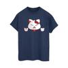 Disney Womens/Ladies Big Hero 6 Baymax Kitten Heads Cotton Boyfriend T-Shirt