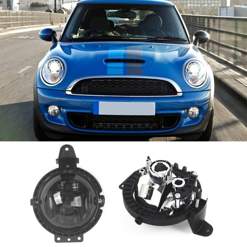 Front Bumper Fog Light Cover Protective Housing Case For R55 R56 R57 R58 R59 63172751295 51112751295 Easy Installation