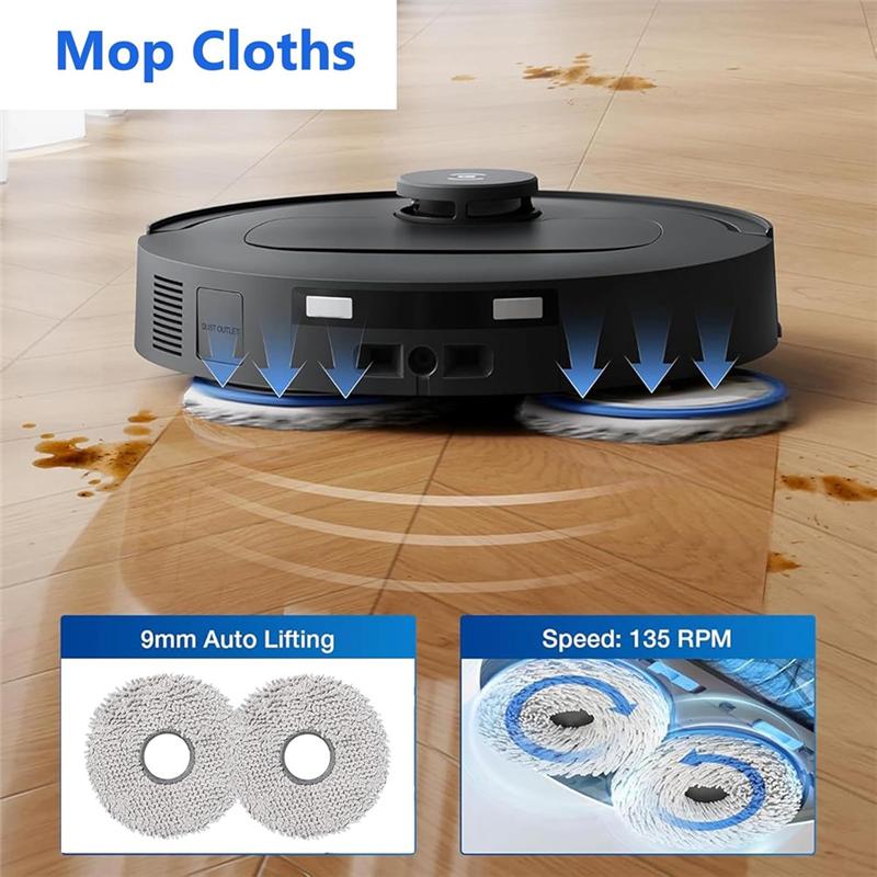 A65T-For Ecovacs Deebot T30C Omni/T30C Pro Omni Robot Vacuum Accessories Replacement Parts Kit