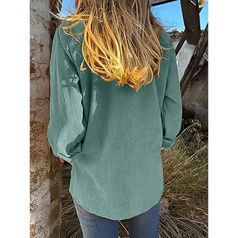JKASHDK Giacche e cappotti con collo a polo a maniche lunghe autunno inverno stampa tinta unita moda casual da donna