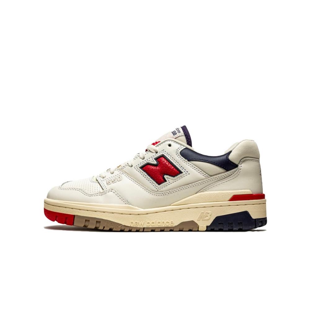 New Balance 550 Aime Leon Dore White Navy Red
