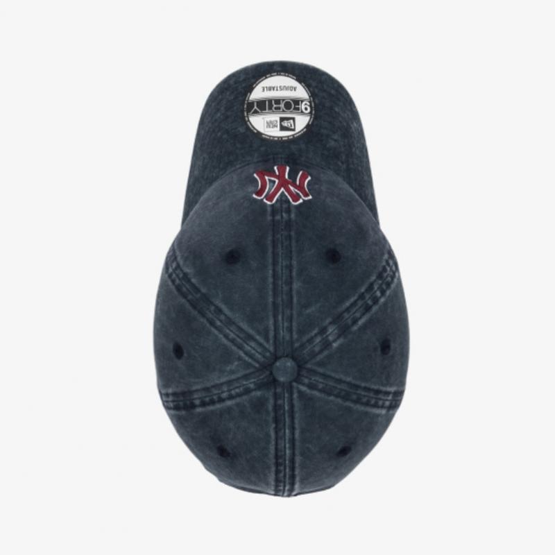 New Era Mlb New York Yankees Pigmentowe Pranie Bez Struktury Czapka z Daszkiem Granatowy