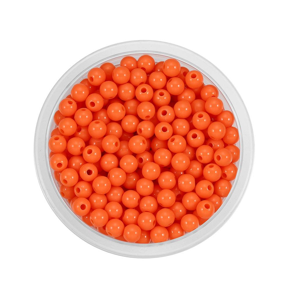 Colorful 6mm Acrylic Rice Spacer Beads for DIY Jewelry and Clothing
