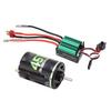 540 Brushed Motor with 65A T Plug ESC High Torsion Waterproof Electric Motor for RC Climbing Car 45T