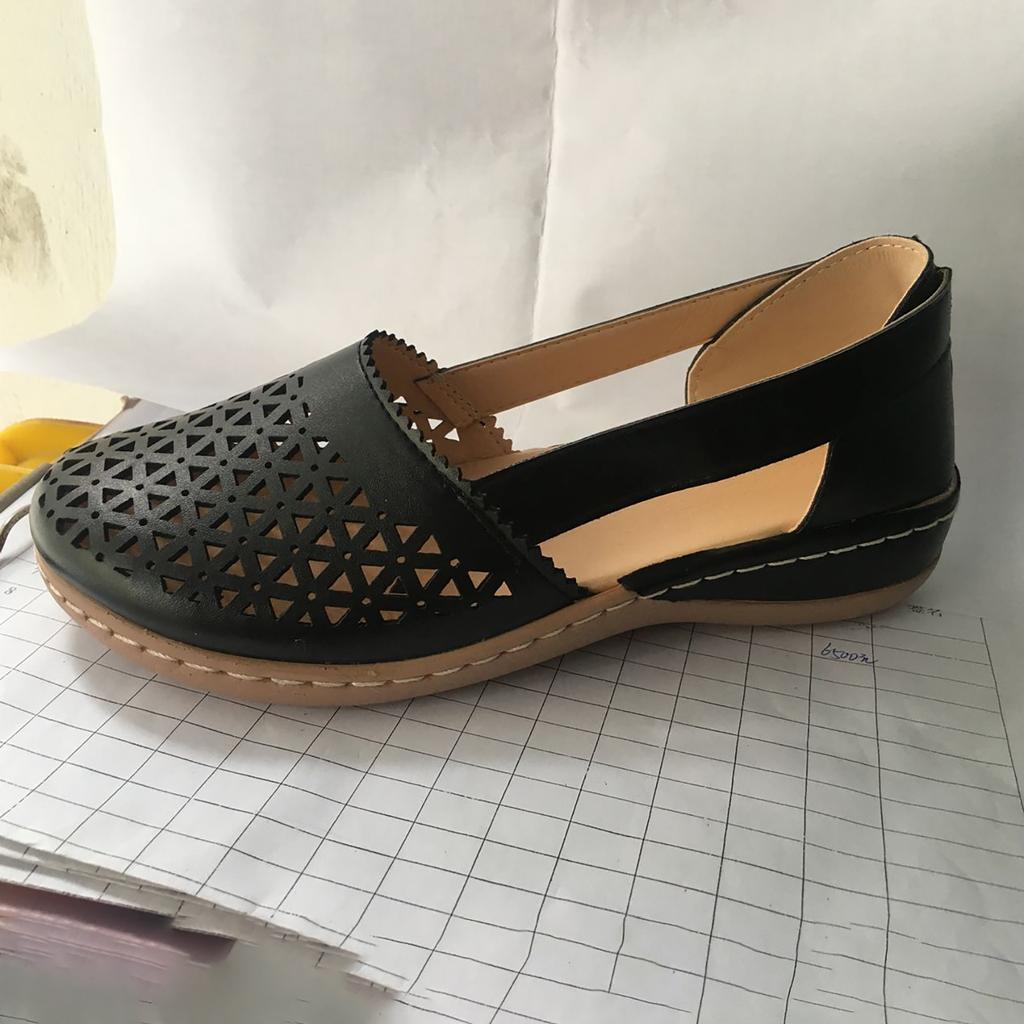 Sandale cu platformă pentru femei de vară Sandale ortopedice cu decupaje Sandale casual vintage