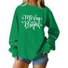 Women  Tops Women's Long Sleeve Sweatshirt Casual Crewneck Loose Fit Pollover Fleece Tops