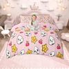Homewish Cute Wildlife Duvet Cover Set For Kids Deer Highland Cow Bedding Butterfly Duck Koala Comforter Cover Set