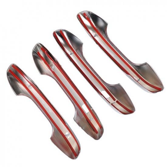 Chrom ABS Außen Türgriff Abdeckung Zierleiste Für Kia Sorento MQ4 -