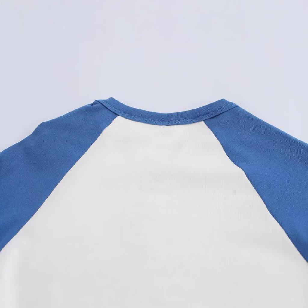 2025 Spring Women's Fashion European & American Preppy Long Sleeve T-shirt