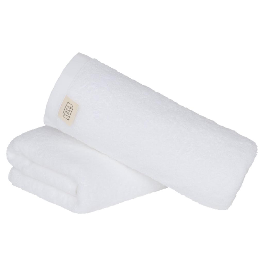 Towel Laboratory Bath Salt Set of Professional Fast JapanTechnology [Toughness PRO] #005 Towels, White, 2, Grade, Thick, Volume, Long-Lasting,