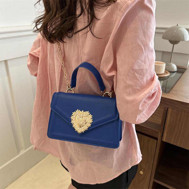 Stylish Candy Color Small Square Shoulder Bag For Women In Trendy Street Style