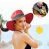high quality2pcs Women's Casual Sun Hat - Tie-Dye Woven Polyester, Lightweight & Quick-Drying - Perfect for Outdoor Activities | Hand Wash Only |