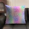English Letters Fashion Cushion Cover Natural Linen Organic Fabric Double-Sided Printing Sofa Home Decor Gift Pillow Case