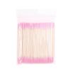 100/200/300 ks oboustranných vatových tyčinek s jemnými špičatými konci pro nail art, make-up, korekci oční linky, kosmetické nástroje