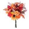 Jesienny sztuczny bukiet kwiatów realistyczny sztuczny jedwabny słonecznik Halloween Święto Dziękczynienia Święto plonów w pomieszczeniu