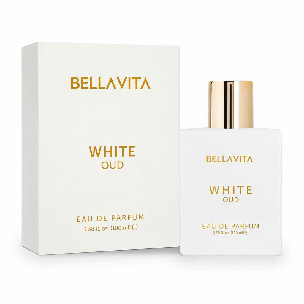 Bella Vita Luxury White Oud Long Lasting Unisex Parfume, 100ml