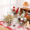 Home Decorative Artificial Christmas Tree Simulation Desktop Decoration Plant Pot Window Display Arrangement Holiday Ornament