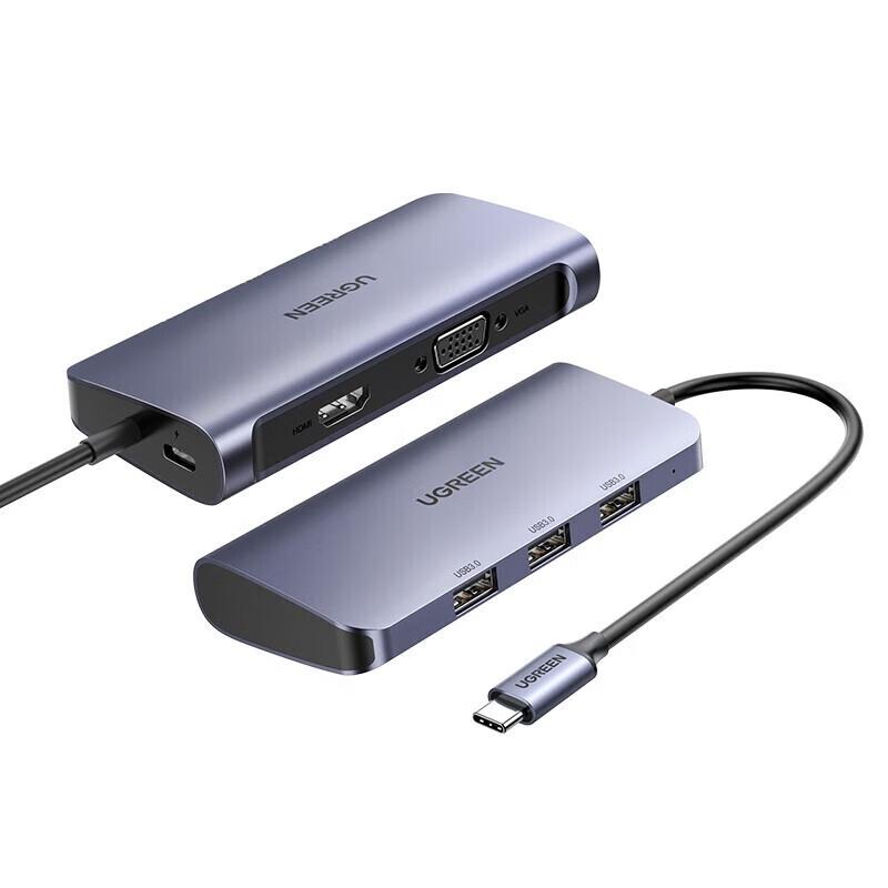 Ugreen USB-C 6-in-1 Multiport Adapter with HDMI/VGA