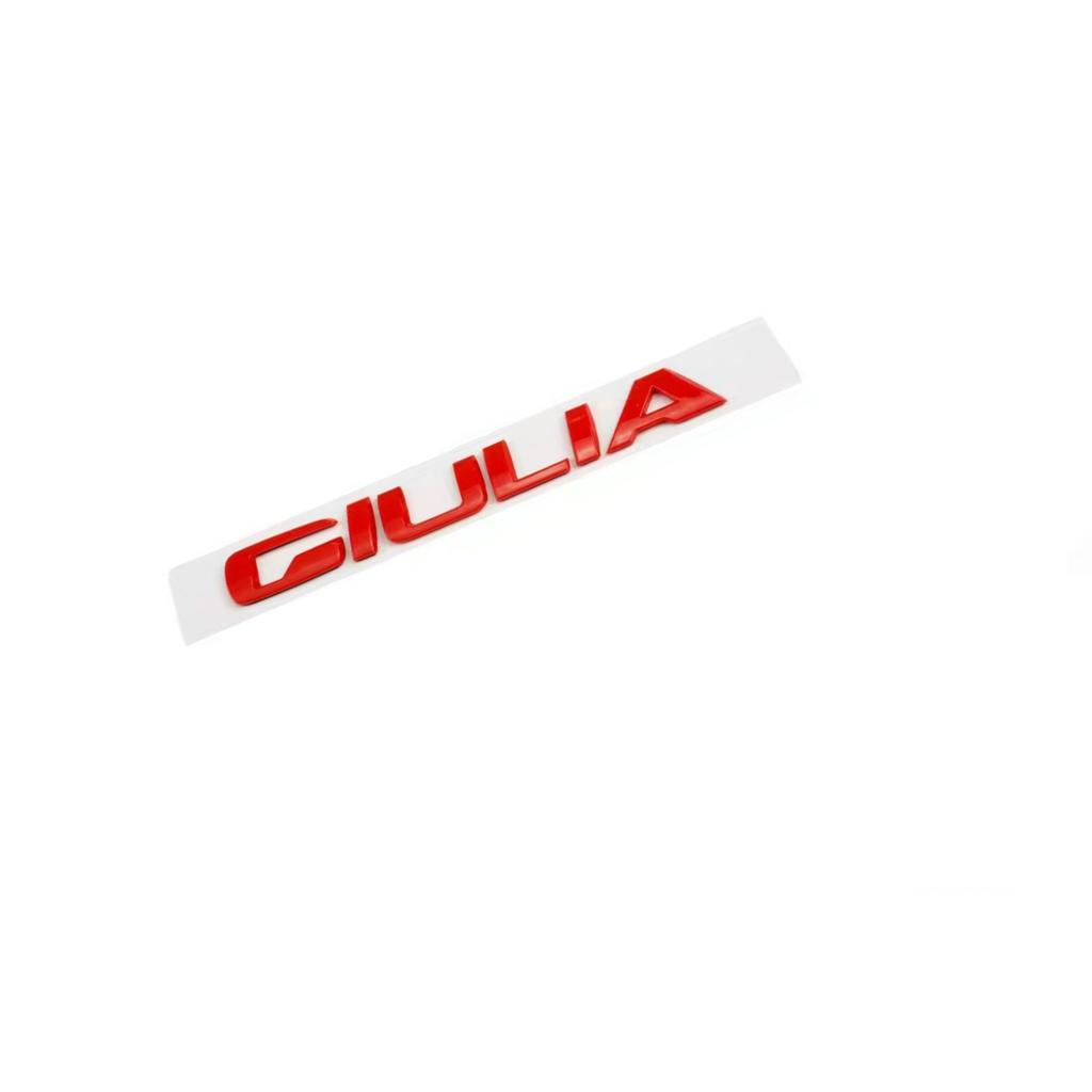 1 Pièce Q2 Q4 Giulia Stelvio Veloce Ti Logo Voiture Emblème de Hayon Arrière Autocollants Pour A-lfa R-omeo 156 159 Mito Giulia GT Brera Spider Giulietta 147gt 166