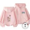 Heißes Trendiges Reißverschluss Kapuzenpullover Niedlicher Stil Winter Hoodie Für Kinder Crayon Shin Chan 3 14 Jahre