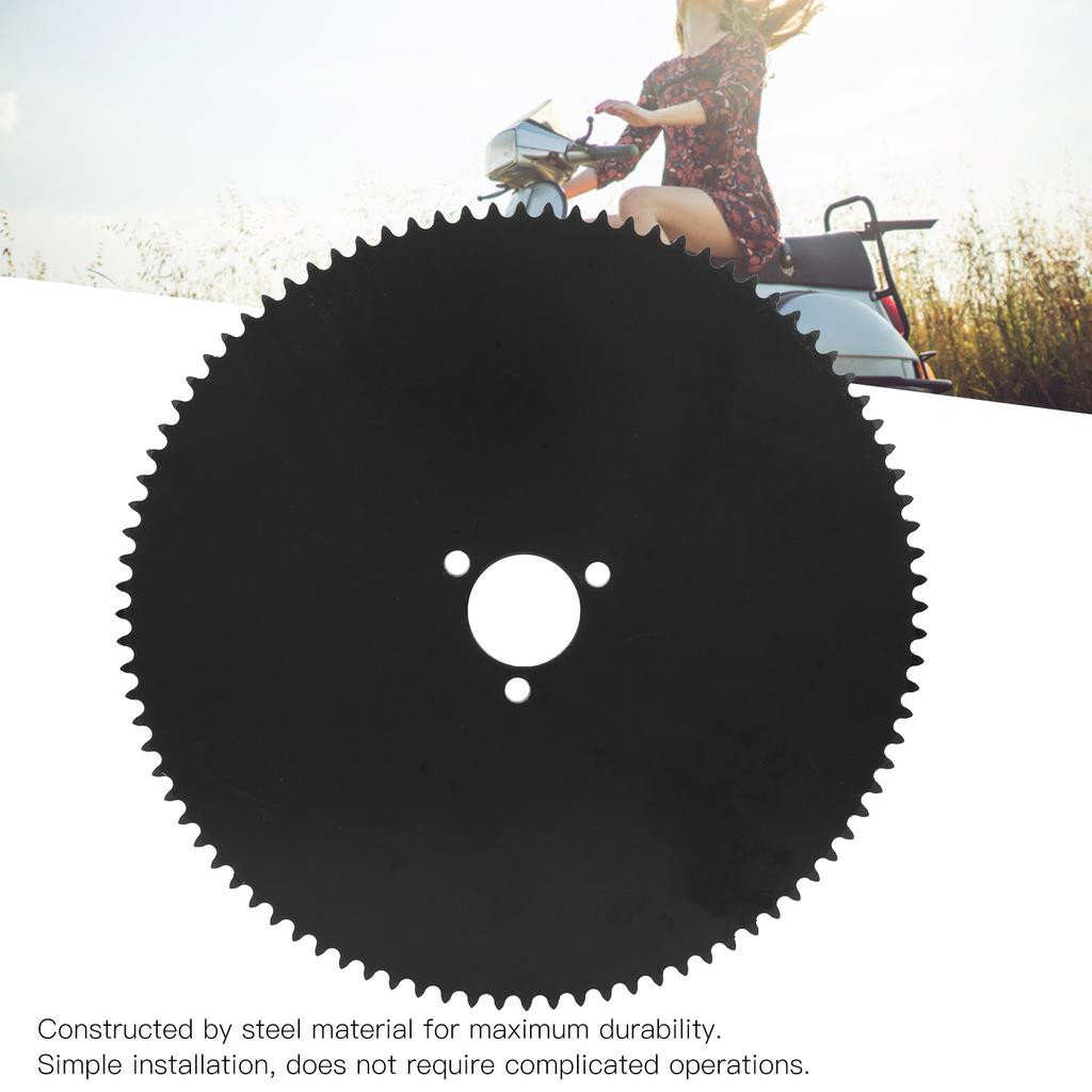 25H 92T Small Teeth Rear Chain Sprocket 1in Inner Diameter Replacement Part for Electric Scooter