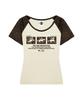 PRIMATE Run Free U-Neck Polka Dot Raglan Slim Fit Short Sleeve T-Shirt 4 Colors
