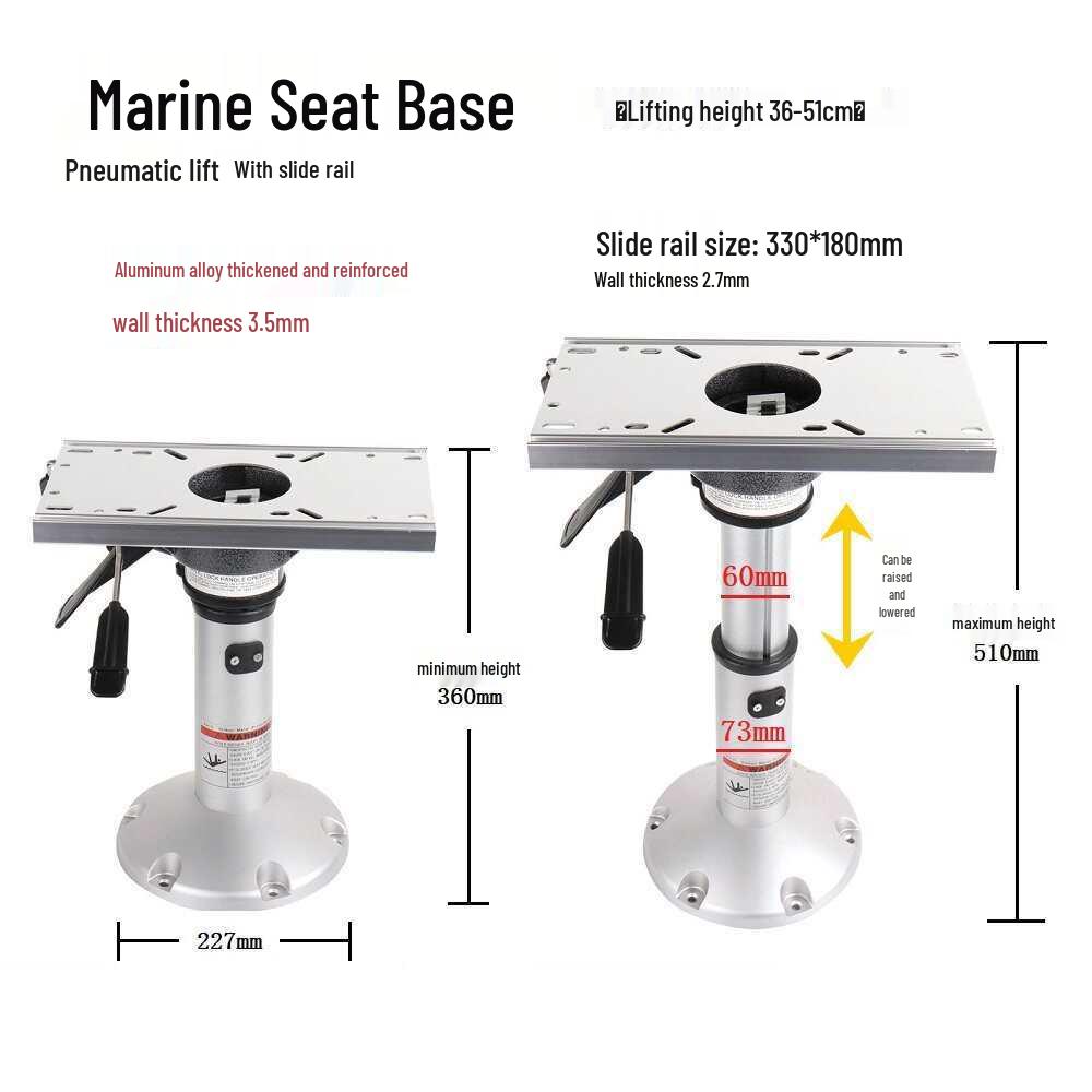 Marine Folding Chair with Sun Protection and Cushioned Seat - Sailor or Captain's Helm Seat