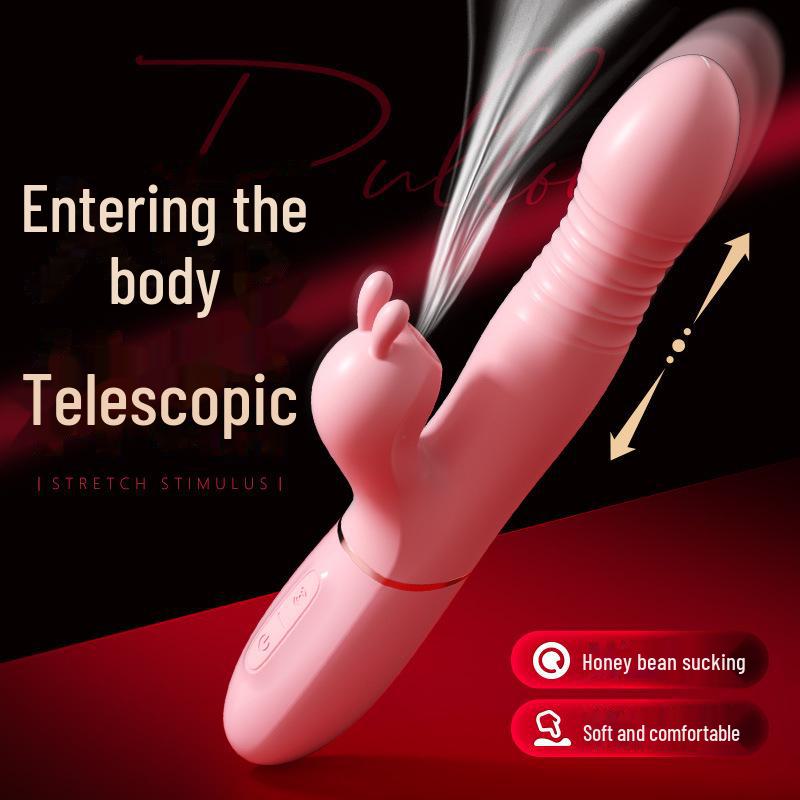 Mi Ji Yi Yue Telescopic Suction Stick - Female Masturbation Device, 50/box.