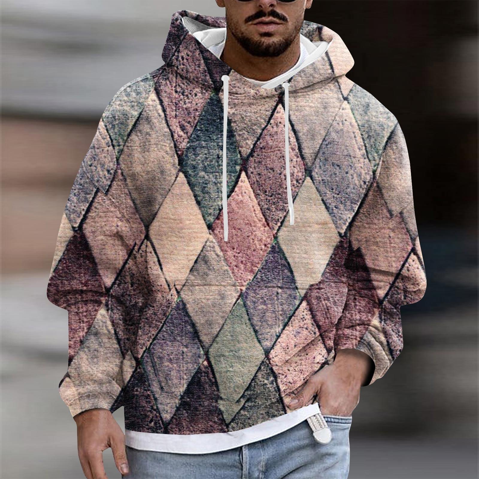 

Мужское плюшевое теплое пальто с принтом, флисовый свитер, повседневное пальто, свитер с карманами, осенне-зимнее пальто XXXXL