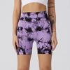 Nahtlose Tie Dye Push Up Yoga Shorts Frauen Elastische Scrunch Hohe Taille Sommer Fitness Workout Laufen Radfahren Sport Gym Fitness Workout Shorts Mujer