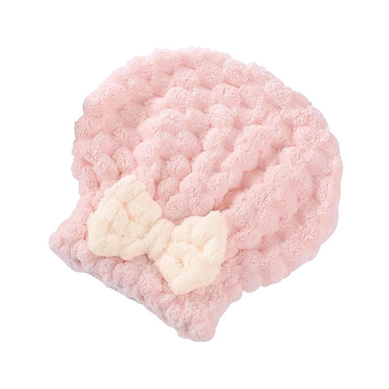 Cloud-velvet Princess Hat, Ultra-fine Fiber Thickened Water-absorbing Bath Cap, Anti-hair Loss Dry Hair Cap, Face Wash Dry Hair Towel
