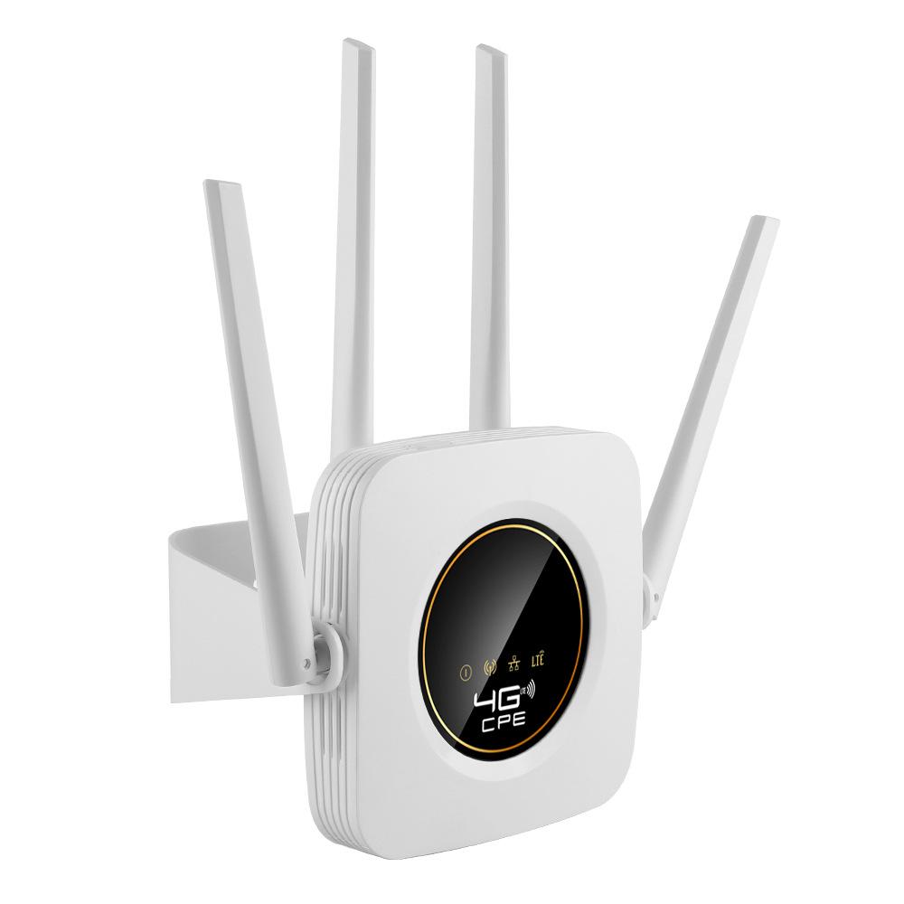

New 4G Wireless Router with CPE Network, WiFi, Battery, and Plug-in Card, Supports OEM Customization 1