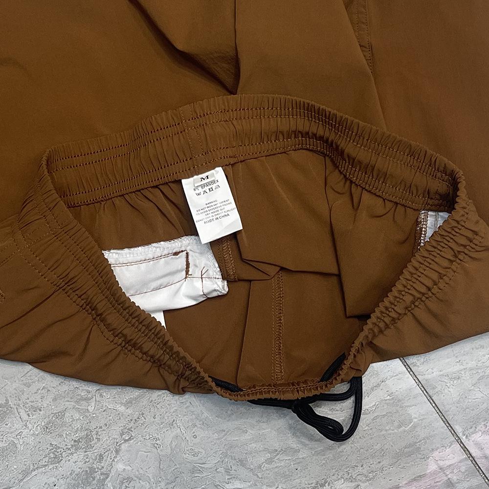 Heren Sneldrogende Nylon Stretch Zwembroek: Losse, Grote Maten Strandshorts voor Vakantie of Warmwaterbronnen.