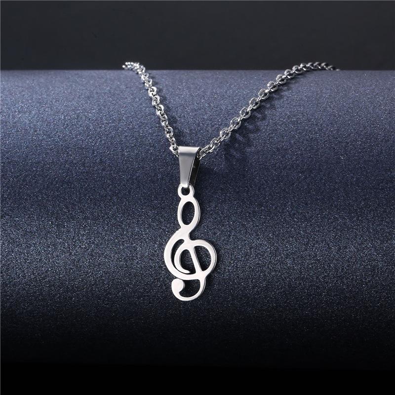 

Geometric Hollow Cut Pendant Titanium Steel Necklace Charm DIY Jewelry Accessory