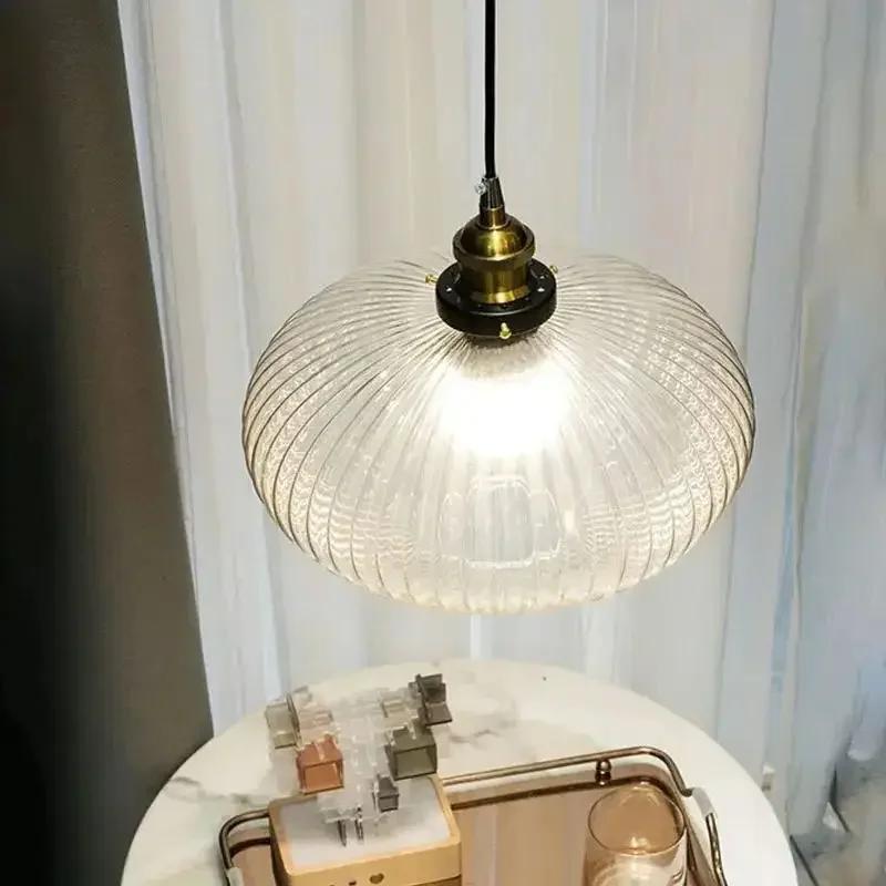 

Винтажные стеклянные подвесные светильники Nordic Home Декоративная подвесная лампа для гостиной, спальни, обеденного стола, освещения, декоративных люстр No blub