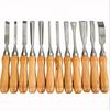 Wood Chisel Sets 12pcs Lathe Chisels 3-3/4Inch /95MM Woodworking Chisels 9Inch Wood Lathe Tools Wood Chisels Lathe Tools for Wood Carving Root Carving