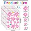 Plants and flowers glass window decoration stickers pvc static stickers warm decoration colorful flowers