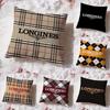 Classic Brand L-Longines Cushion Cover Premium Comfort Reversible Pillow Cove -Two In One Design for Any Room & Car Interior