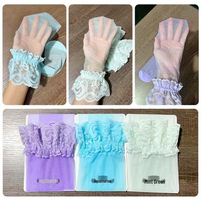 Summer Women's Anti-Hook Durable Silicone Non-Slip Lace Thigh-High Silk Stockings