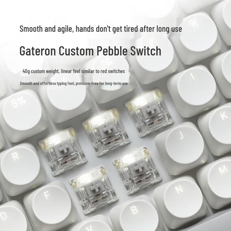 Lofree OE914 Terrazzo 84-Key Tri-Mode Mechanical Keyboard