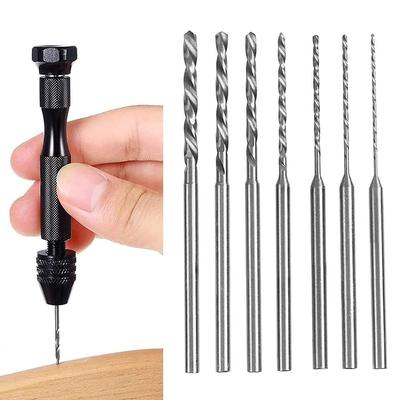 HSS Tiny Drill Bit 2.35 Shank Engraving Drill Bits Multifunctional Punch Tool  Wood
