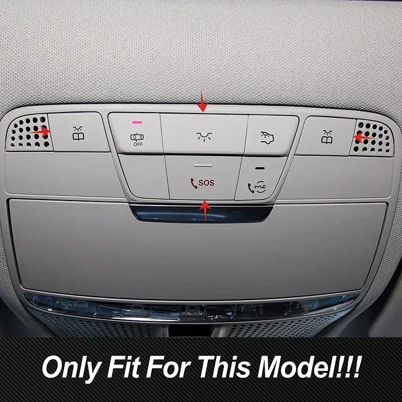 Car Buttons of Car-Style Roof Reading Buttons Interior Accessories for Mercedes Benz Class C E S GLC W205 W213 W22 X253
