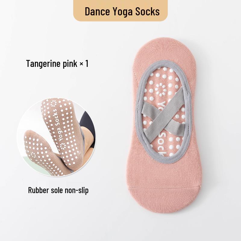 Non-Slip Cross Strap Yoga & Pilates Socks for Indoor Fitness